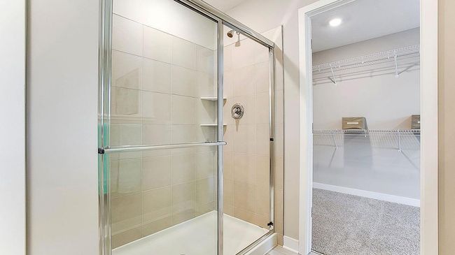 Beautiful tiled shower and large walk-in closet! | Image 26