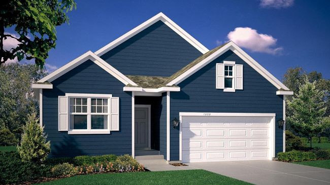 Dover American Classic exterior elevation. Stone is an optional addition. | Image 19