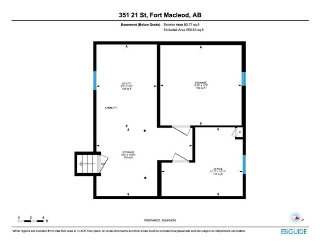 351 23 Street, Home with 2 bedrooms, 1 bathrooms and 4 parking in Fort Macleod AB | Image 16