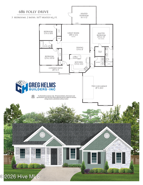 686 Folly Dr Se, Bolivia, NC, 28422-7744 | Card Image