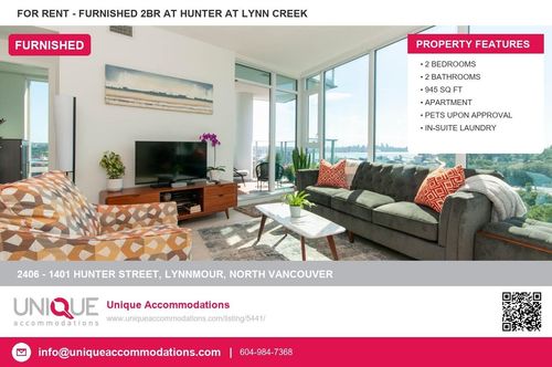 2406-1401 Hunter Street, North Vancouver, BC, V7J1H3 | Card Image