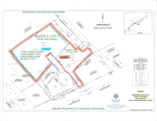 proposed-replat-not-recor-PROPOSED 2059 Hwy 87, Crystal Beach, TX, 77650 | Card Image