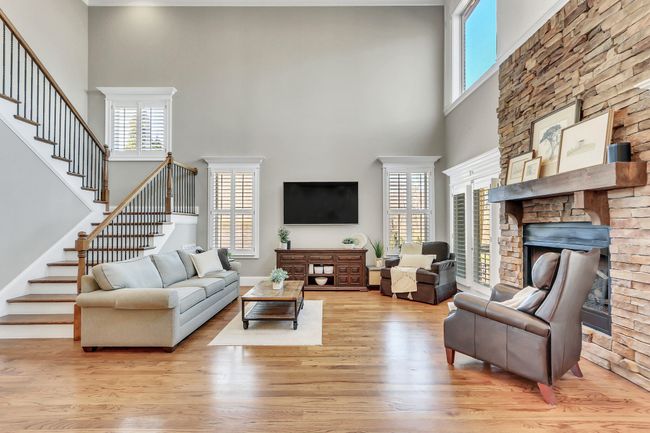 The Great Room as seen from the kitchen. Enjoy the open concept of this custom floor plan. | Image 12