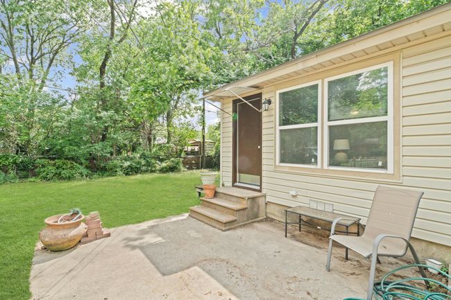 View of patio featuring entry steps | Image 32