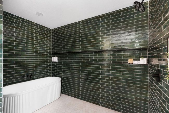 Walk in shower with 2 shower faucets plus a soaking tub! | Image 20