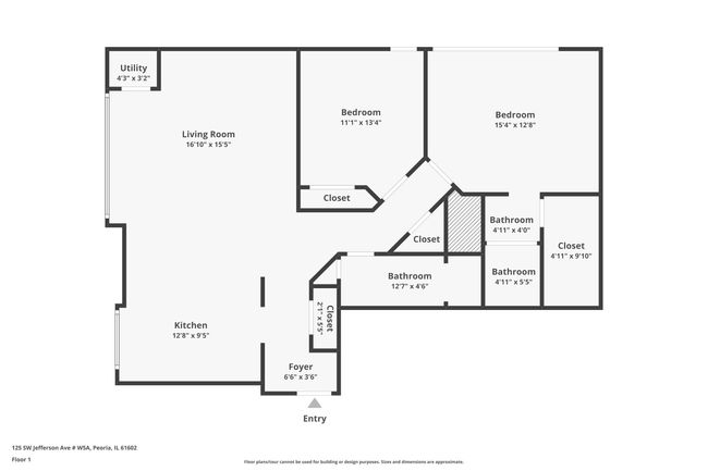 W5W - 125 Sw Jefferson Ave, Condo with 2 bedrooms, 2 bathrooms and null parking in Peoria IL | Image 38