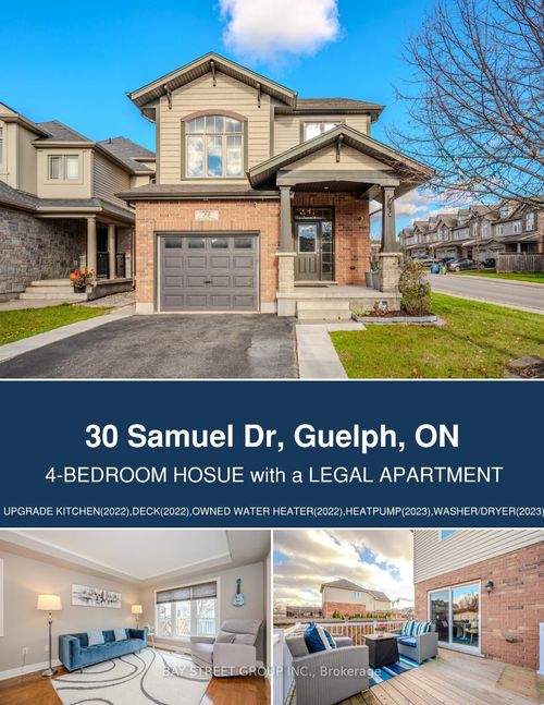 30 Samuel Dr, Guelph, ON, N1L0K2 | Card Image