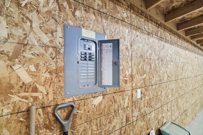 Circuit breaker box in garage | Image 34