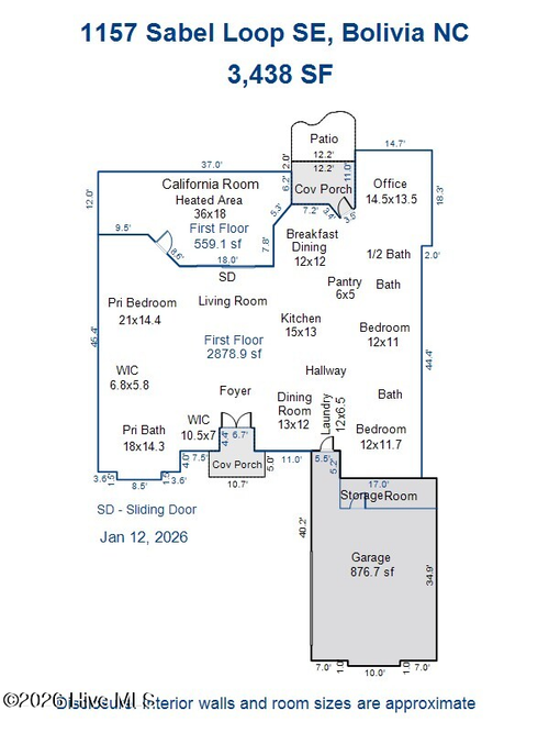 1157 Sabel Loop Se, Bolivia, NC, 28422-7402 | Card Image