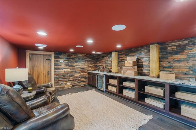 Insulated Cigar/Wine Room detailed with imported Italian Ship Wood | Image 41