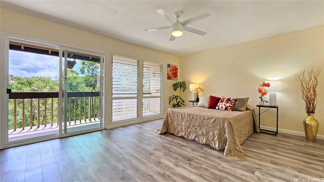 Deck outside of the primary bedroom. | Image 17