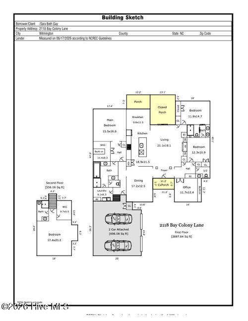 2118 Bay Colony Ln, Wilmington, NC, 28405-6228 | Card Image