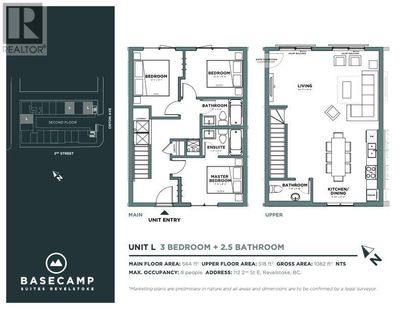 219 - 112 2 Nd St E, Condo with 3 bedrooms, 3 bathrooms and 1 parking in Revelstoke BC | Image 2