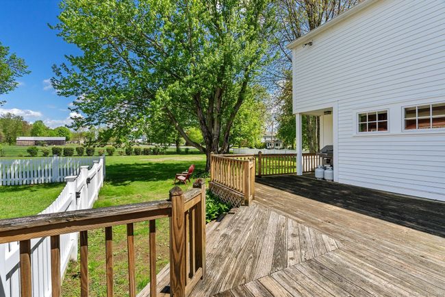 Spacious deck right off the kitchen. | Image 9