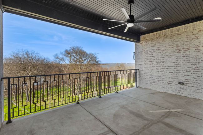 Balcony featuring ceiling fan | Image 29