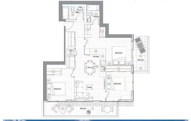1606 - 38 Widmer St, Condo with 3 bedrooms, 2 bathrooms and null parking in Toronto ON | Image 13