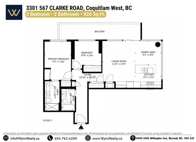 3301 - 567 Clarke Road, Condo with 2 bedrooms, 2 bathrooms and 1 parking in Coquitlam BC | Image 24