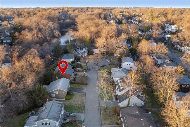 Aerial view featuring a residential view and a wooded view | Image 28