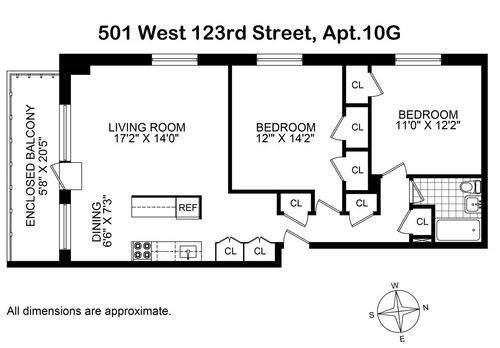 10g-501 W 123rd St, New York, NY, 10027-5009 | Card Image
