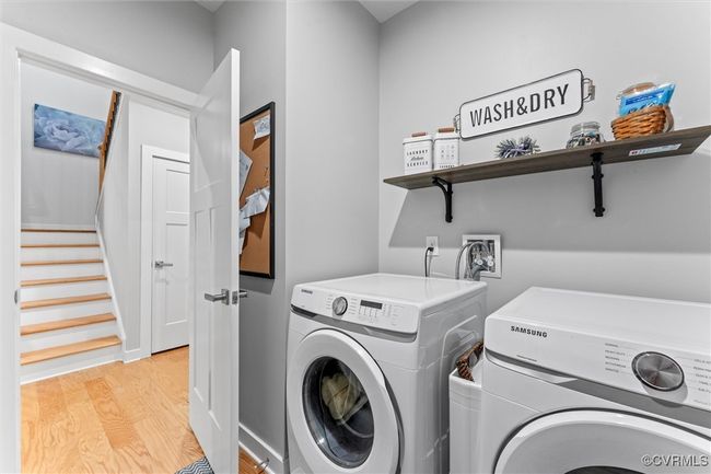Laundry area with standalone washer and dryer | Image 24