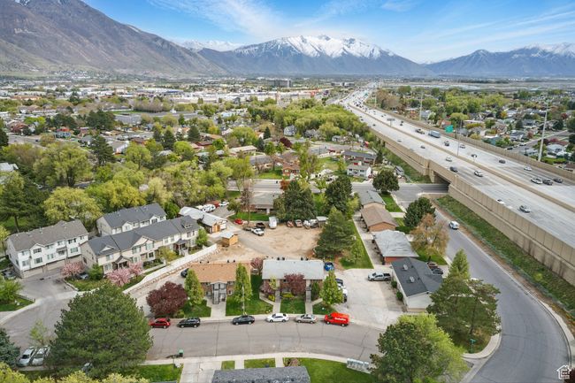 Drone / aerial view featuring a mountain view and a residential view | Image 45