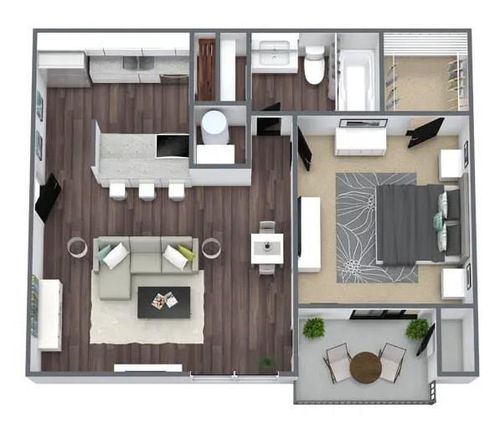 unit-0216-3500 Windcliff Dr Se, Marietta, GA, 30067-8300 | Card Image