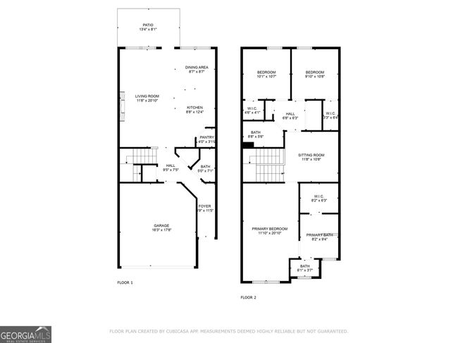 61 N Auburn Landing Pl, Townhouse with 3 bedrooms, 3 bathrooms and 2 parking in Auburn GA | Image 37