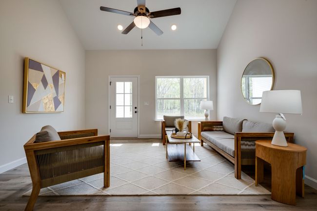 STUNNING Great Room w/ High Ceiling + Upgraded Wide Plank Floors | Image 6