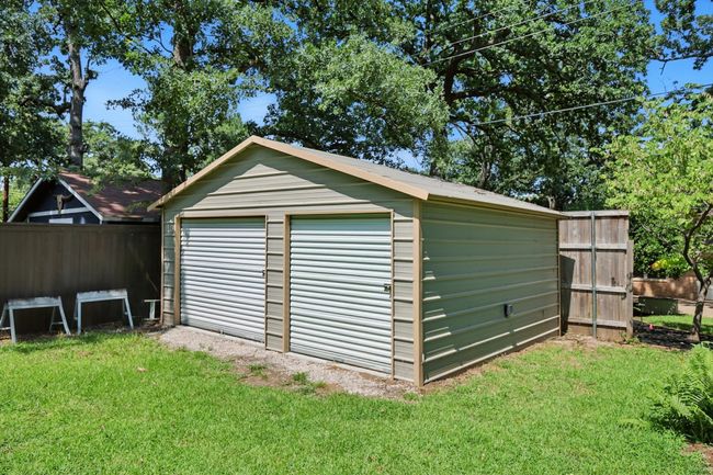 View of detached garage | Image 32