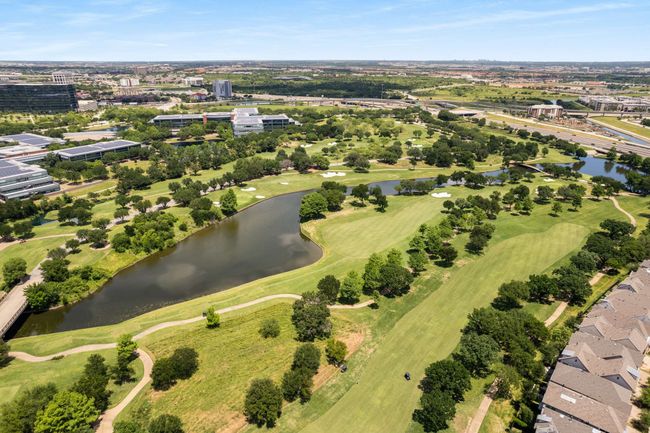 Aerial view of the home and The Nelson Local Golf Course. | Image 37