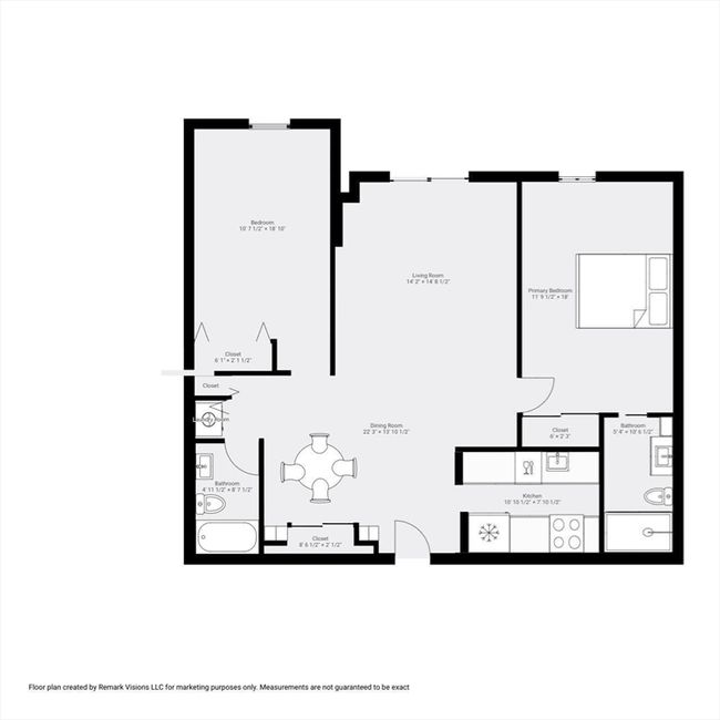 APT-106 - 160 Commandants Way, Condo with 2 bedrooms, 2 bathrooms and 1 parking in Chelsea MA | Image 24