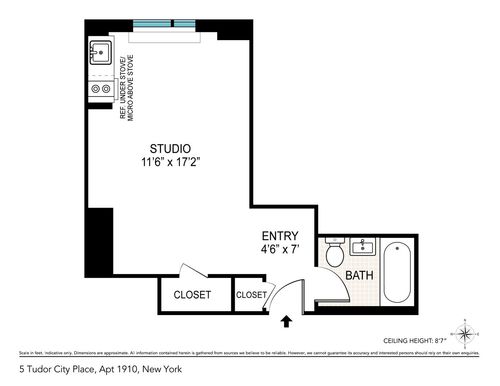 1910-5 Tudor City Pl, New York, NY, 10017-6878 | Card Image