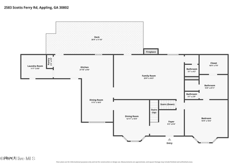 2583 Scotts Ferry Rd, Appling, GA, 30802-2801 | Card Image