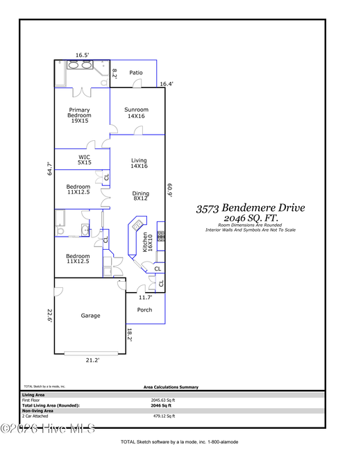 3573 Bendemere Dr, Leland, NC, 28451-9492 | Card Image