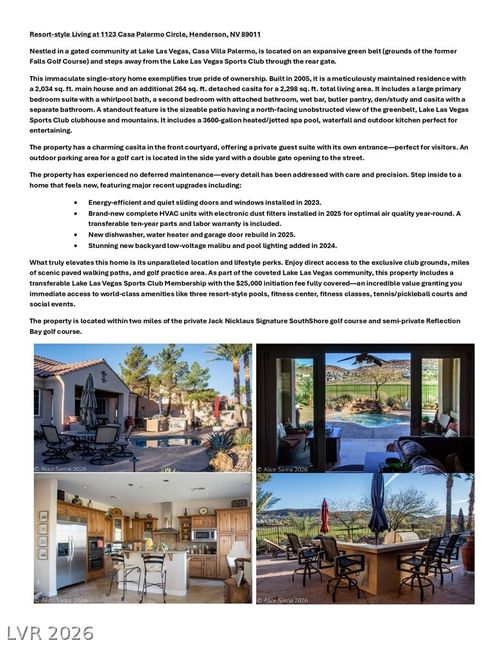 1123 Casa Palermo Cir, Henderson, NV, 89011-3142 | Card Image