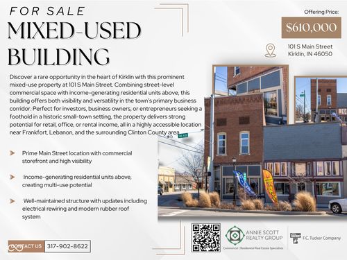 101 Main St, Kirklin, IN, 46050-9060 | Card Image