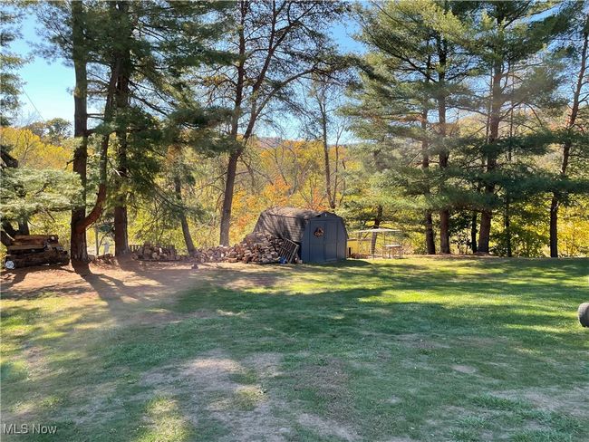 View of yard featuring a storage shed | Image 16