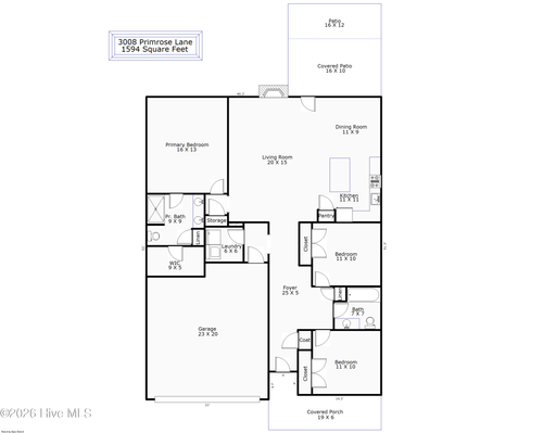 3008 Primrose Ln, Castle Hayne, NC, 28429-4700 | Card Image