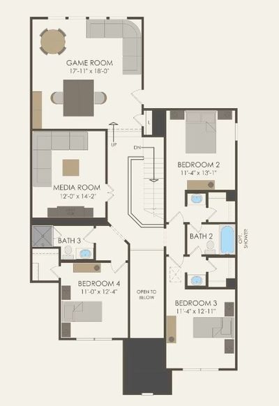 Pulte Homes, Lawson floor plan | Image 3