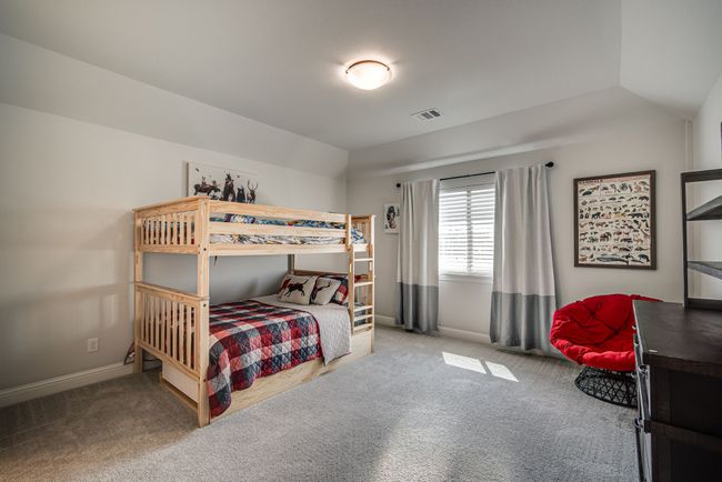 Upstairs Bedroom with light colored carpet | Image 27