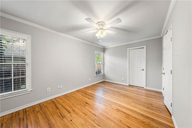 A look into a guest suite after floors were refinished but before Phase II of the project began. | Image 29