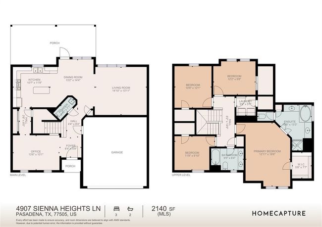 4907 Sienna Heights Ln, House other with 4 bedrooms, 3 bathrooms and 2 parking in Pasadena TX | Image 40