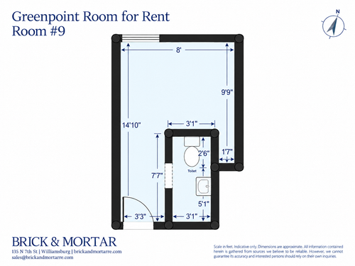 room-9-145 Franklin St, Brooklyn, NY, 11222-1694 | Card Image