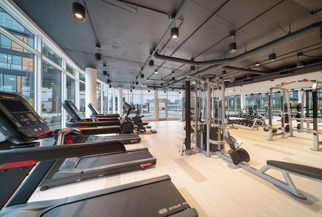 Workout area with plenty of natural light | Image 24