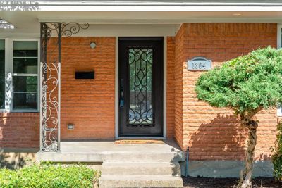 Beautidul decorative iron front door | Image 3