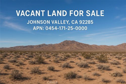 0 0, Johnson Valley, CA, 92285 | Card Image