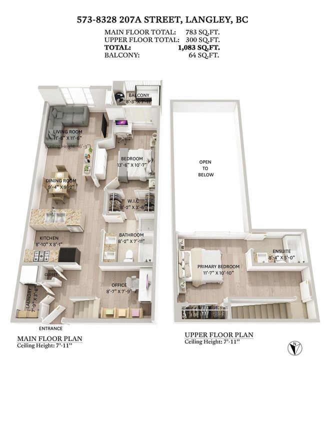 573 - 8328 207 A, Condo with 2 bedrooms, 0 bathrooms and null parking in Langley BC | Image 26