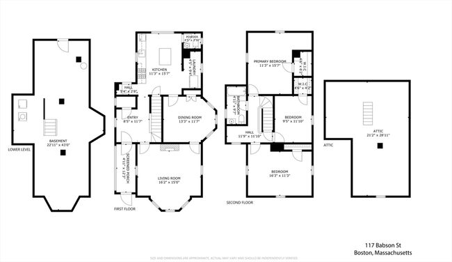 117 Babson St, House other with 3 bedrooms, 2 bathrooms and 3 parking in Boston MA | Image 28