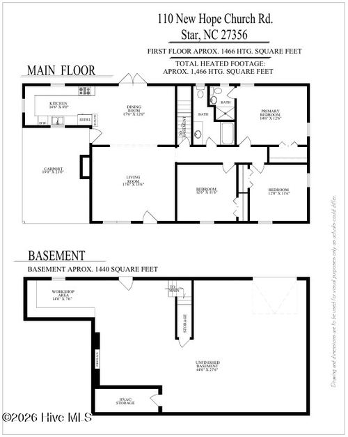 110 New Hope Church Road, Star, NC, 27356 | Card Image