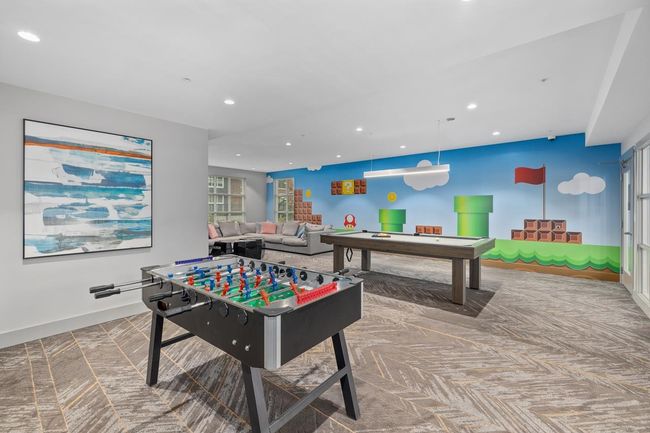 Recreation room featuring recessed lighting, baseboards, and billiards | Image 38